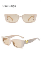 Fashion Rectangle Sunglasses Women Luxury Brand Vintage Small Frame Sun Glasses Ladies Classic Black Square Eyeglasses Oculos