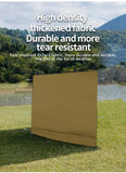10x10ft Waterproof Khaki Canopy Sidewall for Pop-Up Gazebo