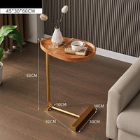 Nordic Side Table Modern Living Room Home Sofa Side Table Hotel Homestay Bedside Side Table Iron Assemble Furniture For Office Jack's Clearance