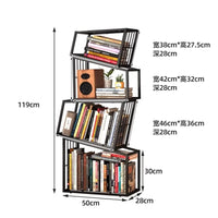 Rotating Bookshelf Organizer – Stylish Storage for Books & Magazines