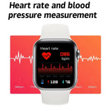 Smart Watch Wireless Charging Smartwatch Bluetooth Calls Watches Men Women Fitness Bracelet Custom Watch Face For Apple Phone
