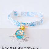 Cat Collars Adjustable Pet Collar For Bell Safety Buckle Planet Jewelry Flower Cute Dog Necklace Pet Products Cat Accessories