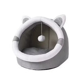 Cat Bed House Kennel Nest Round Pets Sleeping Cave Kitten Beds Pet Basket Cozy Kitten Lounger Cushion Cat House Tent Dog House