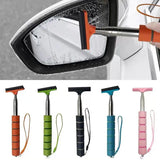 Telescopic Car Mirror & Window Cleaning Brush – Anti-Fog Wiper Tool