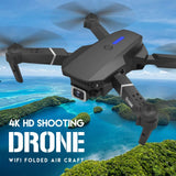 2022 E88Pro RC Drone 4K Professinal With 1080P Wide Angle HD Camera Foldable RC Helicopter WIFI FPV Height Hold Gift Toy - Jack's Clearance