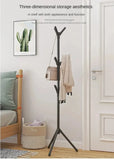 Mobile Floor Standing  Multi HookClothes Rack Tree Branch Shape  and Convenient Coat Rack for Home Living Room Clothing Storage