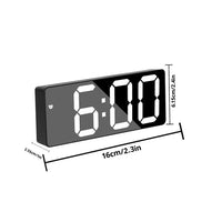 LED Mirror Table Clock