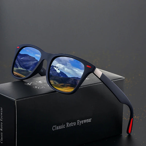 Unisex Retro Vintage Sports Sunglasses – UV400 Protection Designer Shades