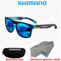 Shimano Polarized Sunglasses - UV400 Protection, Men and Women, Outdoor Hunting Fishing, Driving Bicycle (Optional Box)