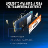 Bestoss Nvme M2 Ssd 1tb Notebook Ssd Nvme M2 256gb Diy Gaming Computer Internal Solid State Drives For Laptops GM228