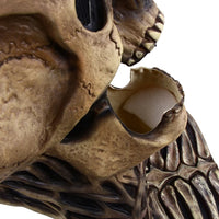 Horror Skull Mask with Movable Jaw for Halloween Cosplay