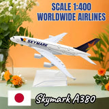 1:400 Scale Diecast Aircraft Model - Boeing & Airbus Airlines from Around the World