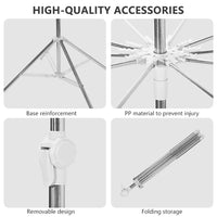 Foldable Clothes Drying Laundry Rack Portable Space Saving Adjustable Height-Adjustable Stainless Steel Laundry Drying Rack