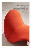 Velvet Minimalist Lounge Chair – Italian-Inspired Nordic Comfort