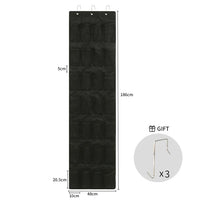 24/28 Large Mesh Pockets Wall Hanging Shoe Organizer Rack Over The Door Fabric Cabinet Closet Sundries Shoe Storage Bag