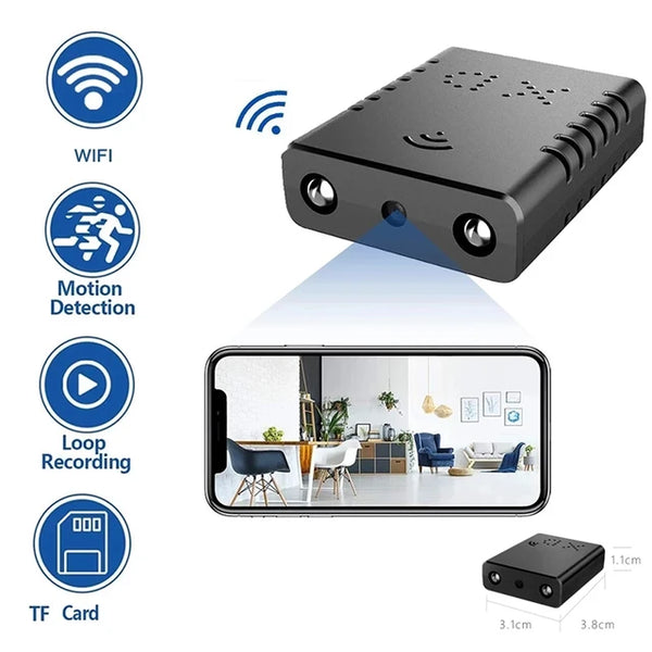 XD WIFI Mini Surveillance Camera HD 1080P Indoor Espionage Camcorder Secret Body Cam Mini Wifi Cameras To See With The Mobile