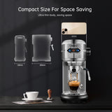 HiBREW 20 Bar Semi-Automatic Espresso Machine – ESE Pod & Powder