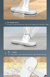 Electric Water Mop Cleaner Machine 360° Rotatable Spin Cleaning Mop Squeeze Wet and Dry Use Hand Push Household Floor Cleaning