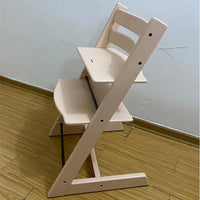 X&D Children's Growth Chair Baby Dining Chair Multifunctional Adjustable Beech Wood Children's High Legged Learning Chair 2024