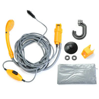 Portable Camping Shower 12v Car Cigarette lighter Handheld Outdoor Camp Shower Pump for Travel Camp Hiking Pet Shower Car Wash