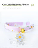 Cat Collars Adjustable Pet Collar For Bell Safety Buckle Planet Jewelry Flower Cute Dog Necklace Pet Products Cat Accessories