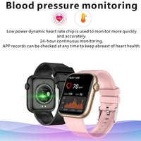 New Smart Watch For Women Full Touch Screen Bluetooth Call Waterproof Watches Sports Fitness Tracker Smartwatch Lady Reloj Mujer - Jack's Clearance