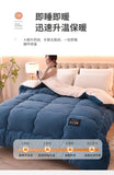 2025 popular solid color winter thickened milk fleece quilt lamb fleece winter quilt single double quilt to keep warm