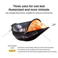 Lightweight Detachable Hammock with Quick Opening, Hanging Straps - Perfect for Outdoor Hiking and Travel