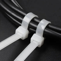 Nylon Cable Ties – Self-Locking Adjustable Straps, 100 or 1000-Pack for Home & Office
