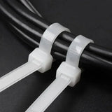 Nylon Cable Ties – Self-Locking Adjustable Straps, 100 or 1000-Pack for Home & Office