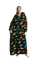Oversized Wearable Blanket Cozy Warm Hoodie for Adults Soft Sweatshirt for Gifts One Size Fits All
