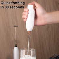Electric Milk Frother - Kitchen Drink Foamer Whisk