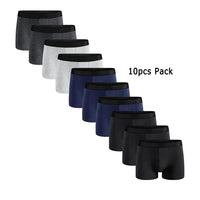 10-Pack Men’s High-Stretch Breathable Boxer Briefs – Soft & Comfortable Underwear