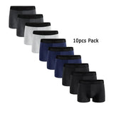 10-Pack Men’s High-Stretch Breathable Boxer Briefs – Soft & Comfortable Underwear