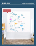 Whiteboard with Easy Application and Removal, Reusable Static Surface for Classroom Office Home Use Dry Erase Marker White Board