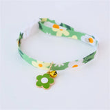Cat Collars Adjustable Pet Collar For Bell Safety Buckle Planet Jewelry Flower Cute Dog Necklace Pet Products Cat Accessories
