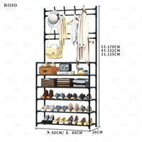 Multi-layer Shoe Rack & Coat Hanger Jack's Clearance