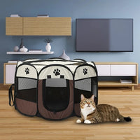 Foldable Pet Tent Kennel - Easy Outdoor Shelter for Dogs & Cats