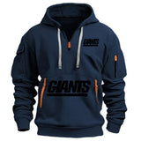 Autumn and Winter Outdoor Sports Fashion Men's Hoodie Long Sleeve Top Solid Color Top Hoodie Creative Pattern