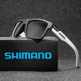 Shimano Polarized Sunglasses Men's Driving Shades Male Cycling Camping Hiking Fishing Classic Sun Glasses UV400 Eyewear