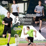 Men’s Quick-Dry Moisture-Wicking Gym T-Shirt – Lightweight Short Sleeve for Running & Training