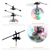 LED Crystal Ball Drone - Colorful Mini Flying Quadcopter Jack's Clearance