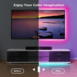 LED Strip Light Bluetooth USB 5050 SMD 5V USB RGB Lights Flexible LED Lamp Tape Ribbon Self-adhesive TV Desktop Diode Decoration