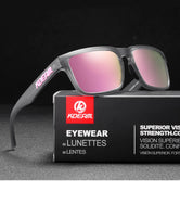KDEAM 2022 Square Men's Polarized Sunglasses Outdoors Lifestyle Coating Sun Glasses New Matching Colors With Box
