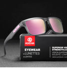 KDEAM 2022 Square Men's Polarized Sunglasses Outdoors Lifestyle Coating Sun Glasses New Matching Colors With Box