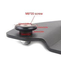 Aluminum Alloy Plate Base Trunk Bracket Motor Accessories Quick Release Spacers Rear Luggage Bushing Motorcycle Tailbox Buckle
