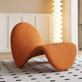 Velvet Minimalist Lounge Chair – Italian-Inspired Nordic Comfort