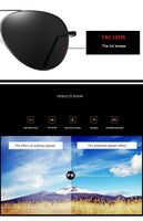 Fashion Aviator Polarized Sunglasses For Men Women Pilot Driving Fishing Metal Sun Glasses Luxury Brand Designer Eyewear UV400
