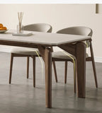 Modern Marble Dining Table – Low Square Island Design for Meetings & Home
