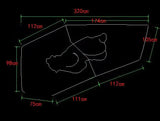 Italian minimalist designer polar bear shape large flat fabric sofa Internet celebrity hotel villa lazy sofa